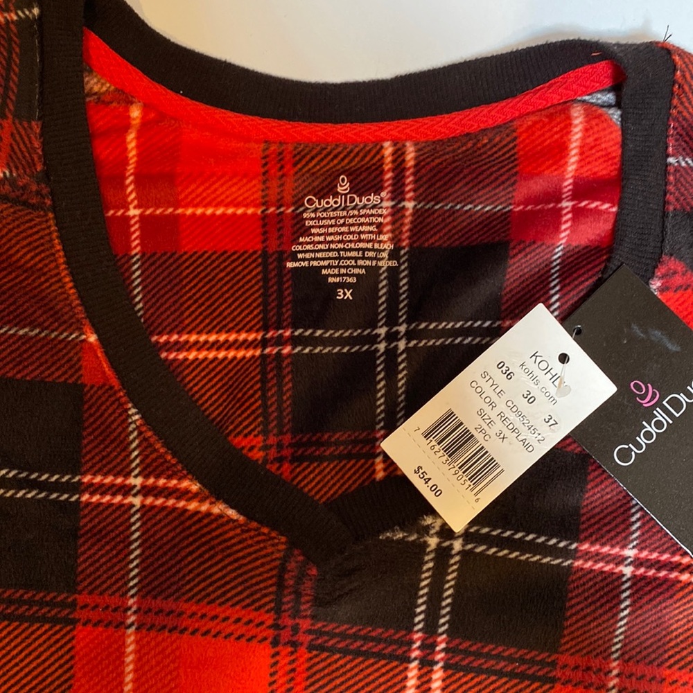 CuddlDuds Pajama top